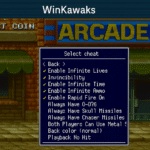 win kawaks cheat file in retro arcade emulator