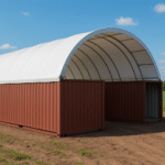 container hoop building for farming and storage
