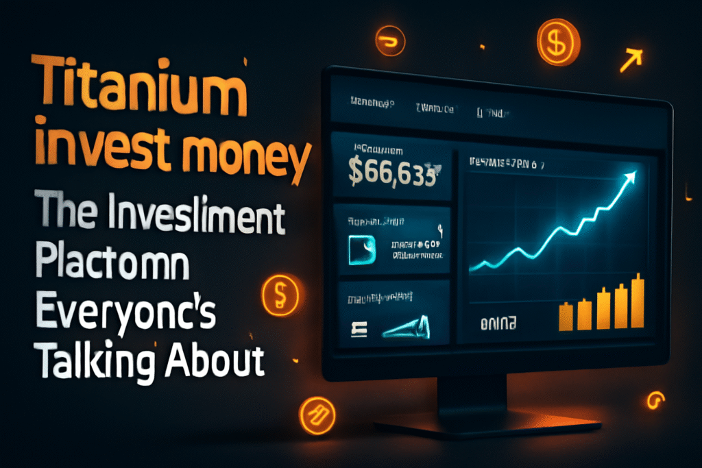 titaniuminvest.money investment dashboard and financial interface