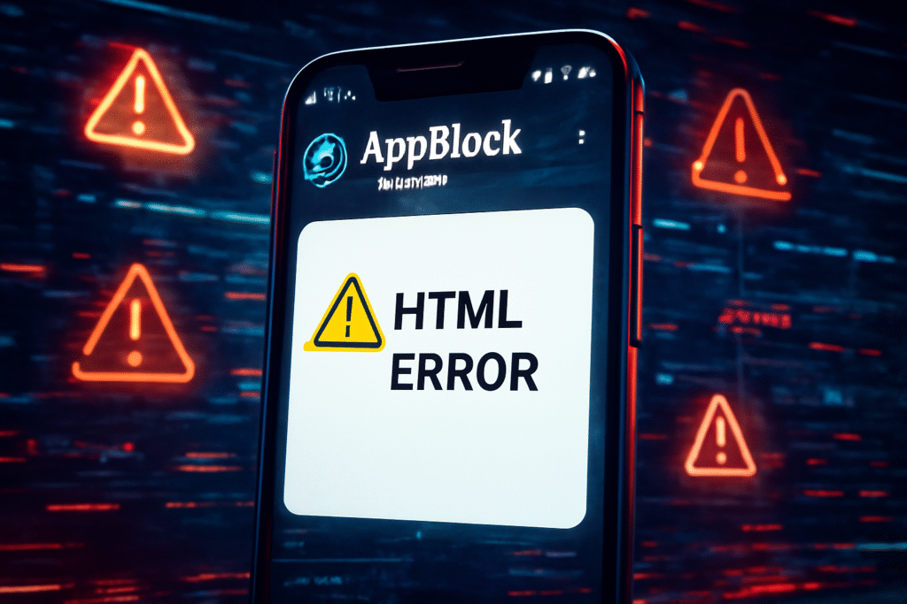 Content CZ Mobilesoft AppBlock FileProvider Cache Blank HTML troubleshooting and optimization