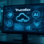 Trucofax digital platform interface showcasing features and user experience