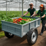 Afruimwagens in industrial and agricultural use for efficient transport