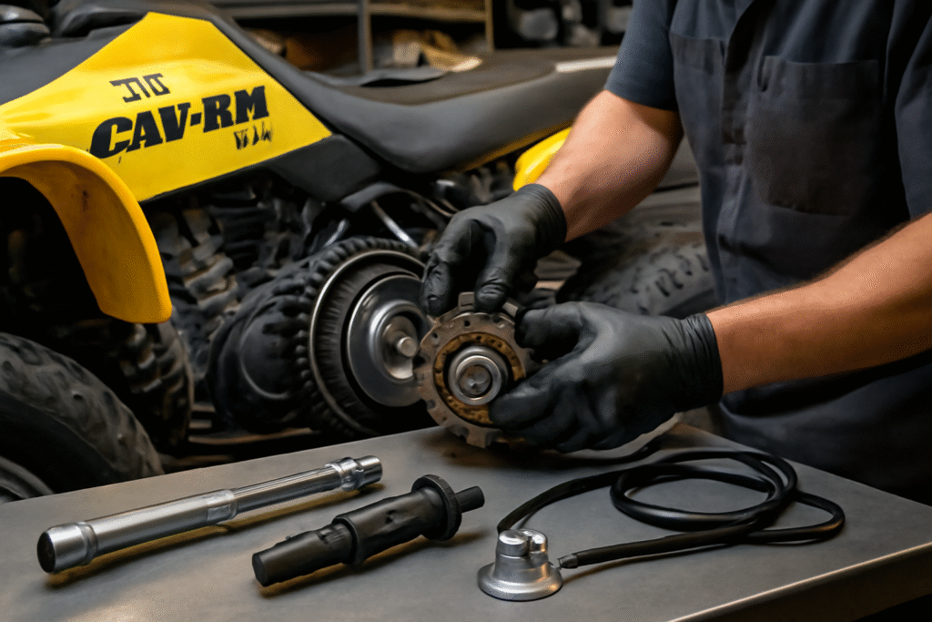 2001 Can-Am DS 650 stator inspection and repair