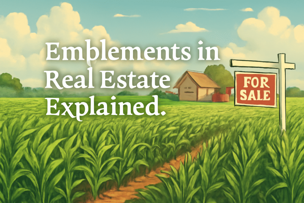 emblements in real estate legal rights