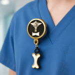 orthopedic badge reel for healthcare professionals