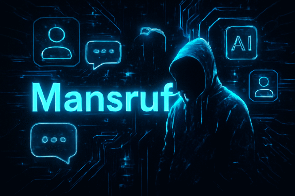 digital concept showing the definition and impact of mansrufer