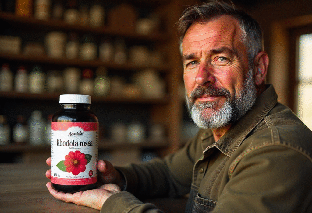 Rhodiola rosea supplement Serbia herbal health booster