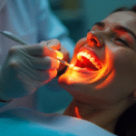 PRR dental treatment process on molar tooth