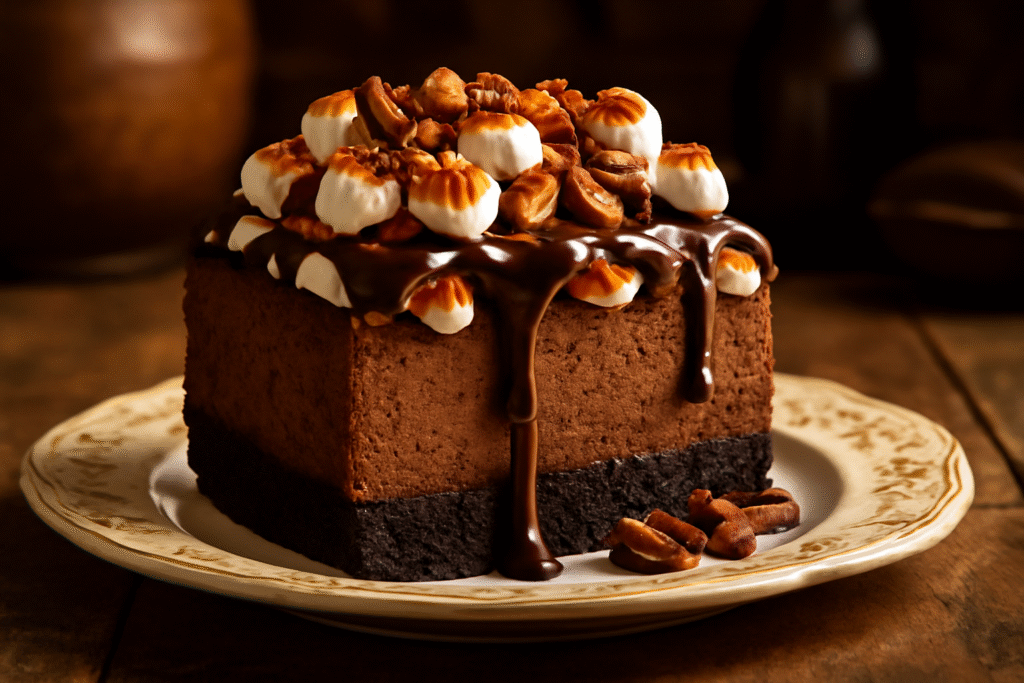 Mississippi Mud Cheesecake rich chocolate dessert