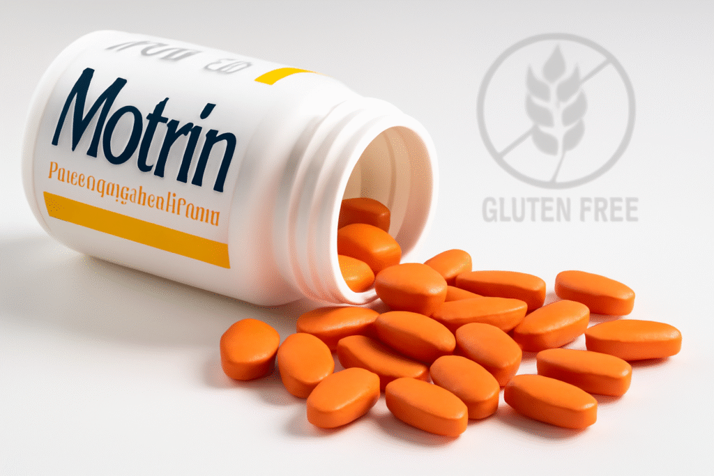 is motrin gluten free medicine tablets