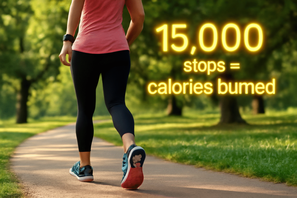 how many calories does walking 15000 steps burn fitness walking outdoors
