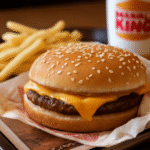 burger king cheeseburger nutrition fast food meal